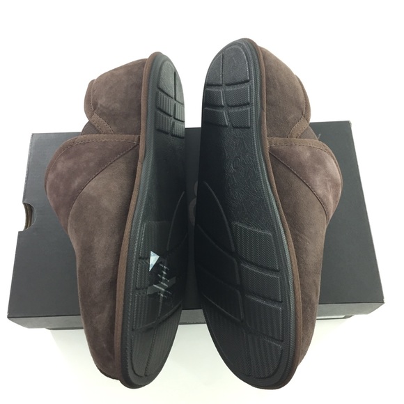 Ugg Mens Chocolate Brown Comfort Slipper Shoes - Picture 5 of 7
